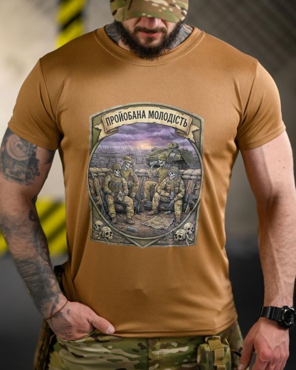 Тактична футболка BORN OF WAR Молодість coyot ВТ4717