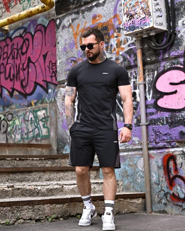 Літній комплект AUDUSA neon black ВТ4647