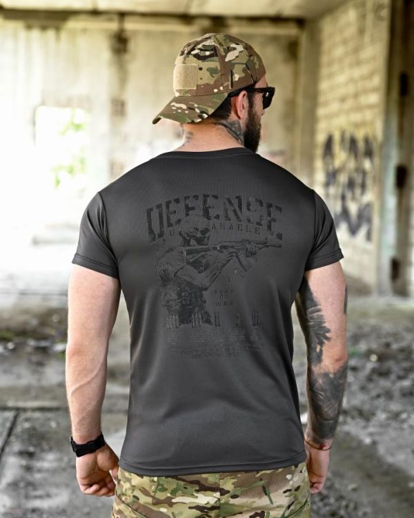 Тактична футболка BORN OF WAR Defense grey ВТ4630