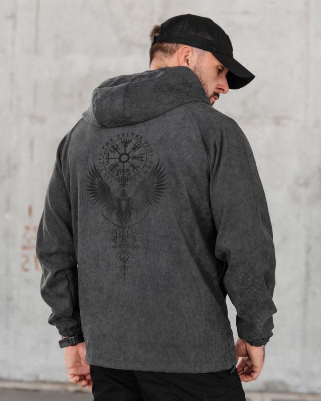 Олімпійка в стилі мілітарі BORN OF WAR Voron grey ВМ3640
