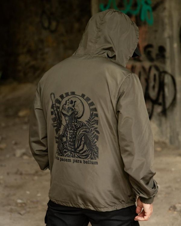 Вітровка в стилі мілітарі BORN OF WAR para bellum олива ВТ5445
