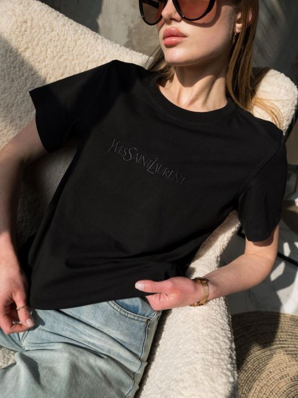 Футболка YSL black ВТ4659