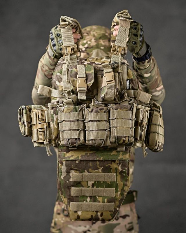 плитоноска 4 швидких скидання Cordura мультикам ВТ7929