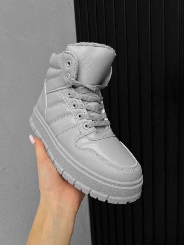 зимові жіночі кросівки Spory grey ВТ7496