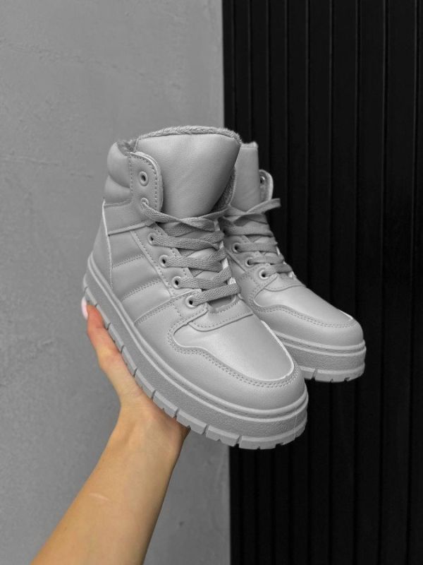 зимові жіночі кросівки Spory grey ВТ7496
