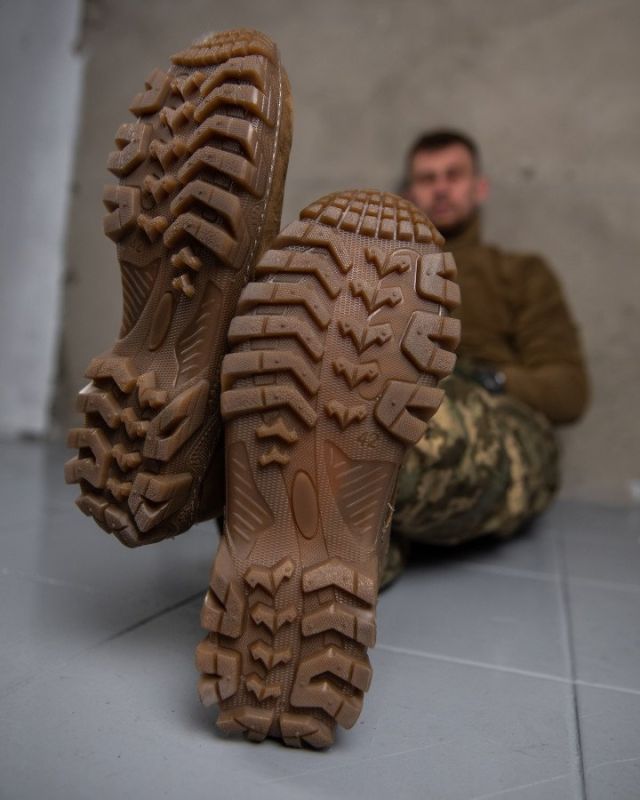 Утеплені берці з натурального нубуку Coyote ВТ6242
