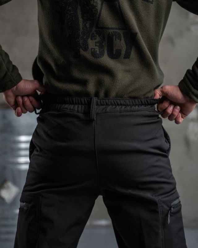 тактичний костюм SoftShell Police black ВТ7623