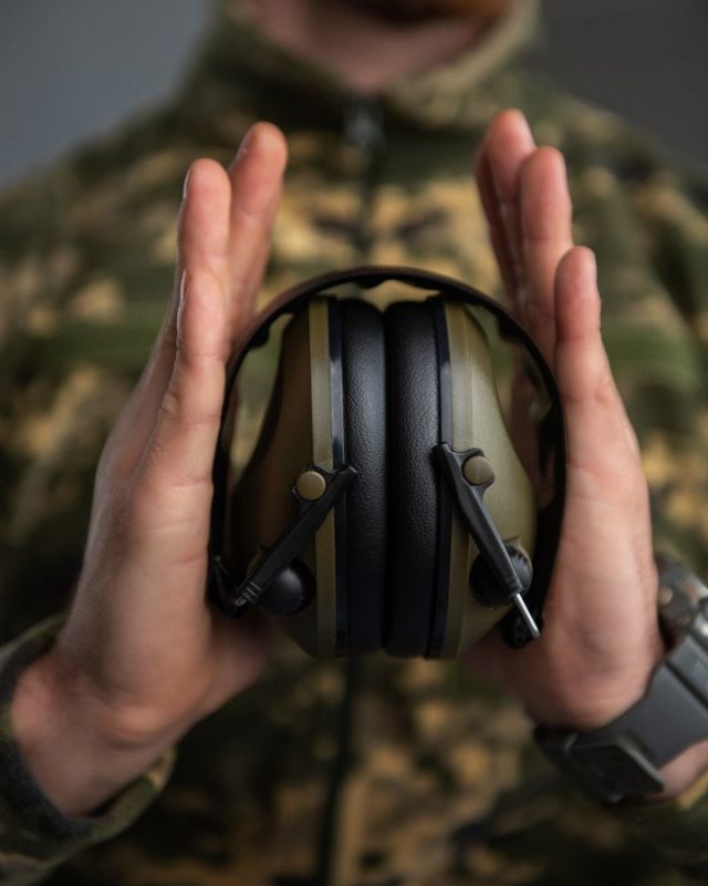 Активні тактичні навушники Tactical 6S oliva П3-0!