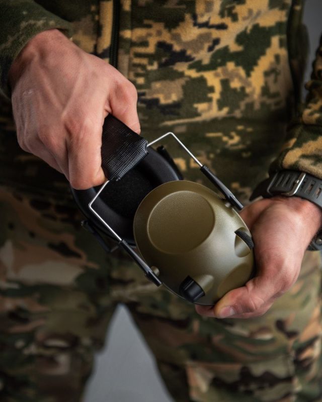 Активні тактичні навушники Tactical 6S oliva П3-0!