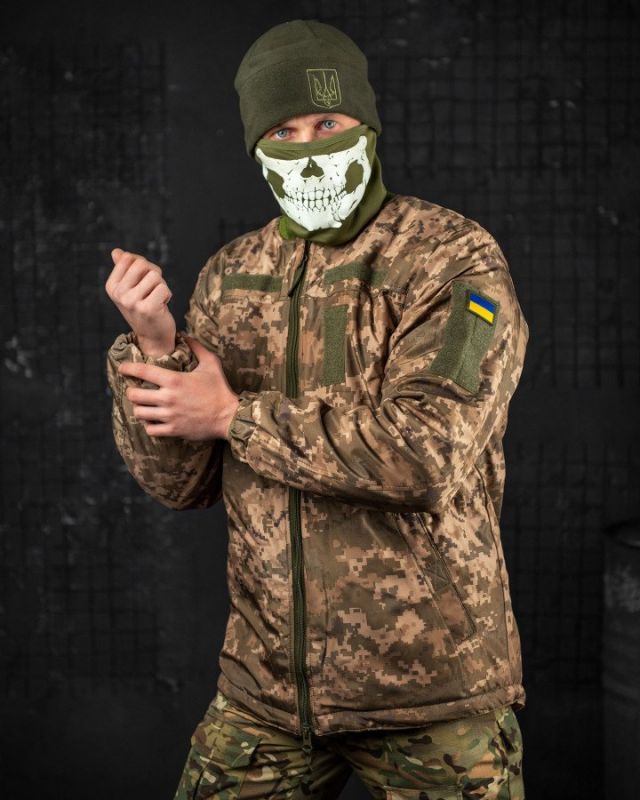 зимова тактична куртка thirst піксель ВТ7041