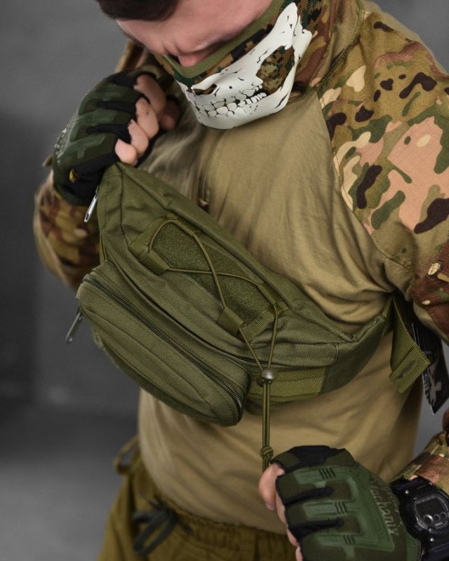 Сумка на пояс Silver Knight olive ВТ1055