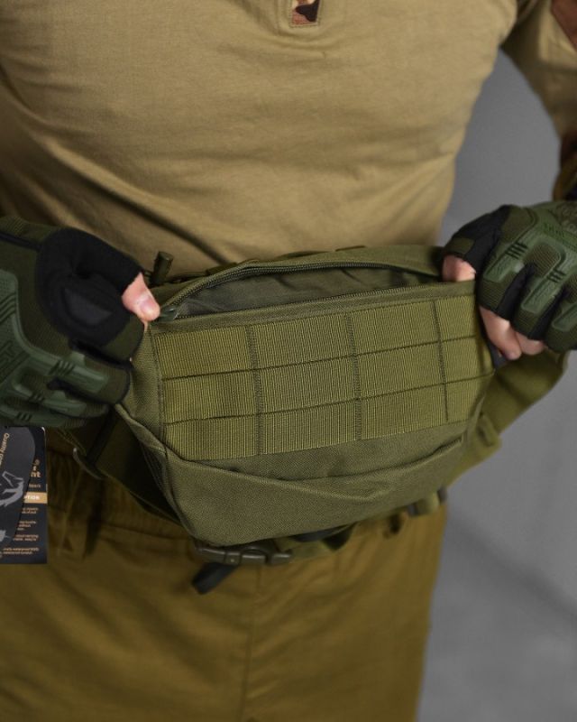 Сумка на пояс Silver Knight olive ВТ1055