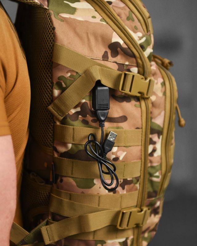 Рюкзак Silver knight mtk з USB ВТ1428