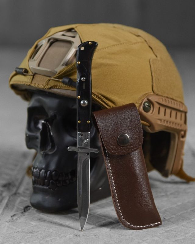 Ніж викидний SRT black НП4985
