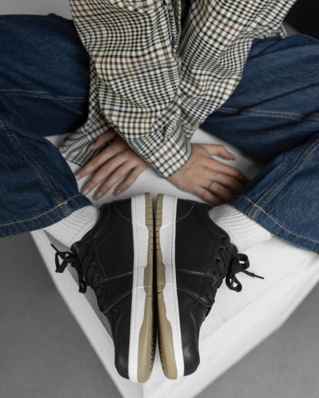 Жіночі кросівки Air Force dunk black НП5006