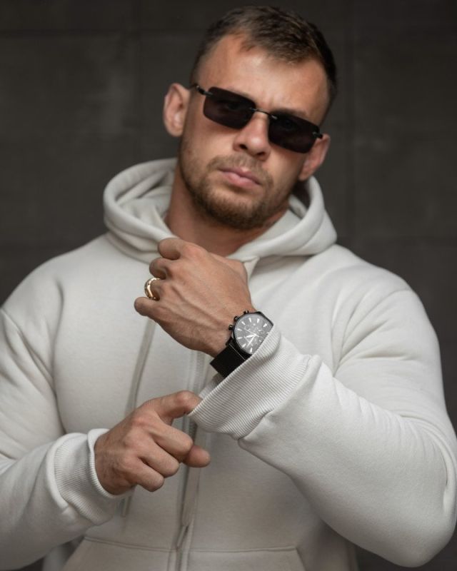 спортивний костюм на флісі magnum беж ВТ7762