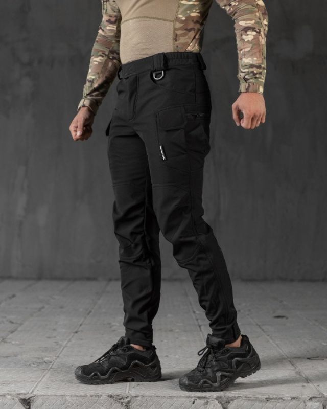 Тактичні штани софтшел innately black НП4868
