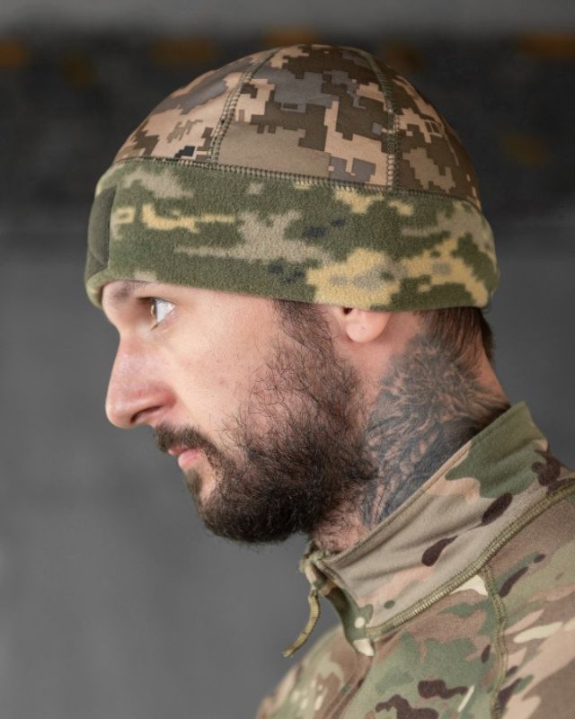 Шапка софтшел піксель ТР6284