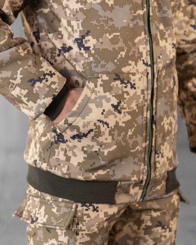 Тактичний костюм KRANG на овчині піксель ВТ0513