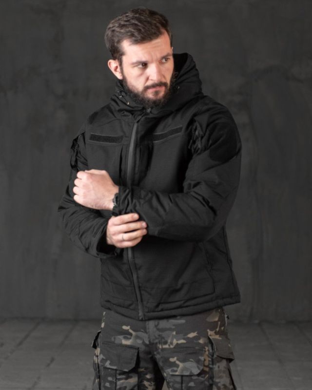 Зимова тактична куртка Call Dragon Black ВТ0543