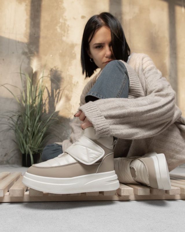 Жіночі черевики lunar beige/camel LM10-6 ВТ0558