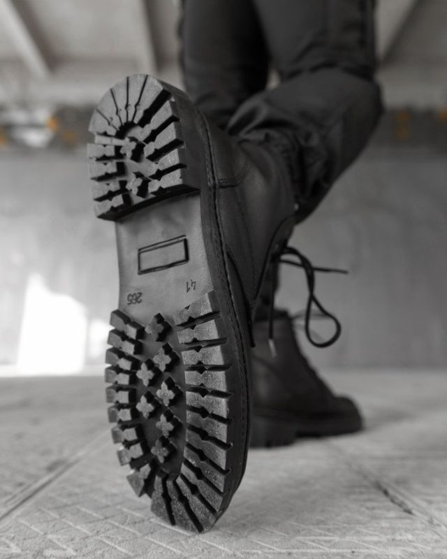 Зимові черевики Берці shaved black mex НП4890