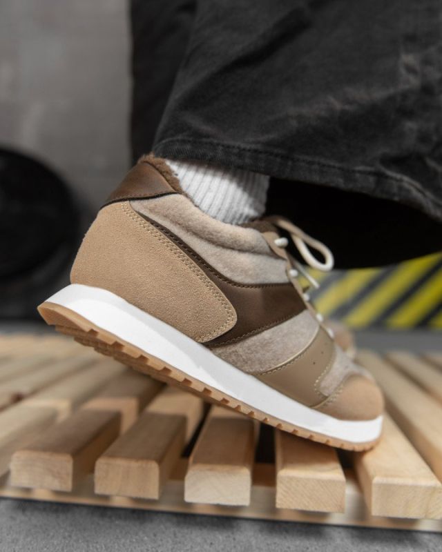 Зимові жіночі кросівки NEX beige CX1760-2 ВТ7712