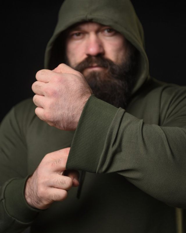 Мілитари худі TRENASH gerl олива НП4845