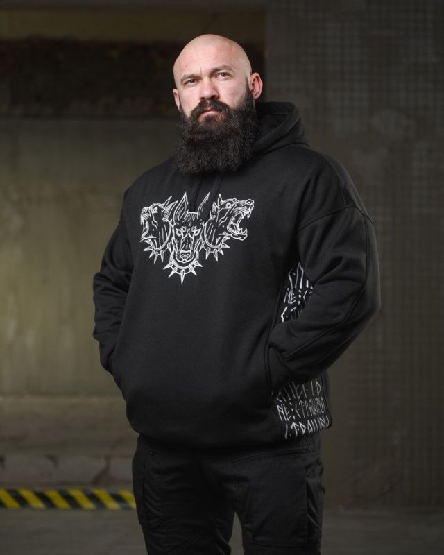 тепла худи ghetto doberman НП4856