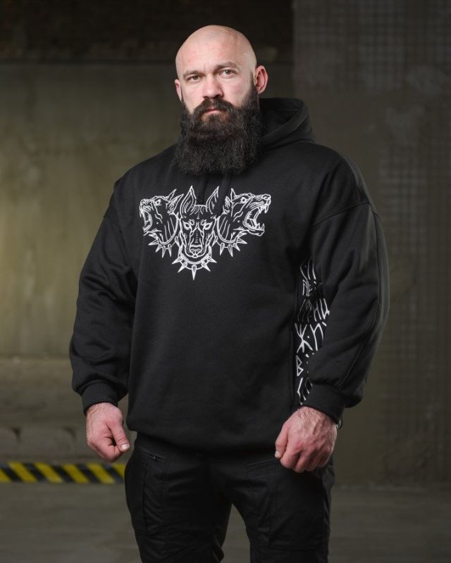 тепла худи ghetto doberman НП4856