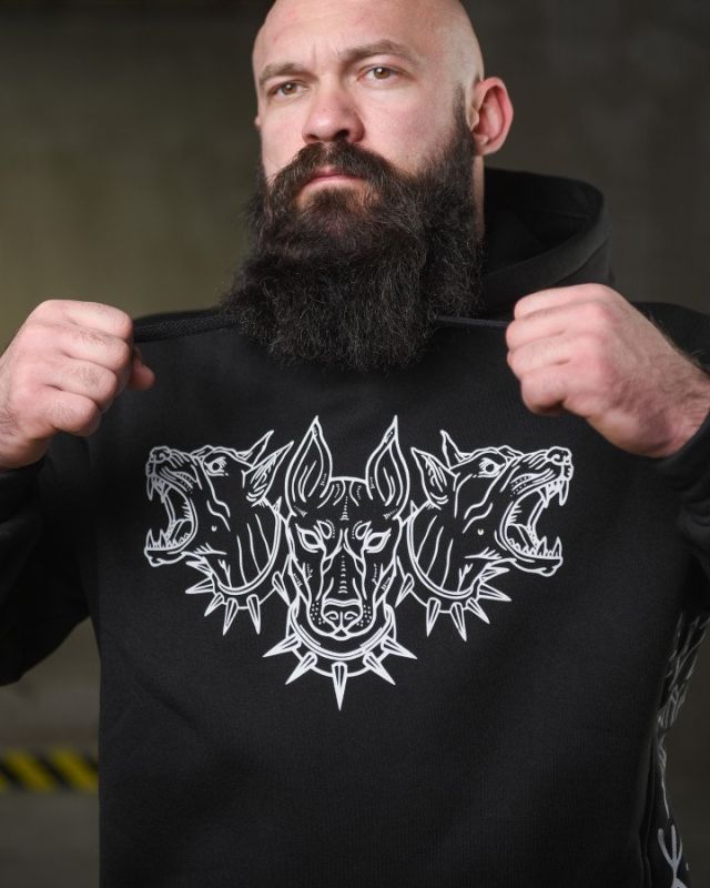 тепла худи ghetto doberman НП4856