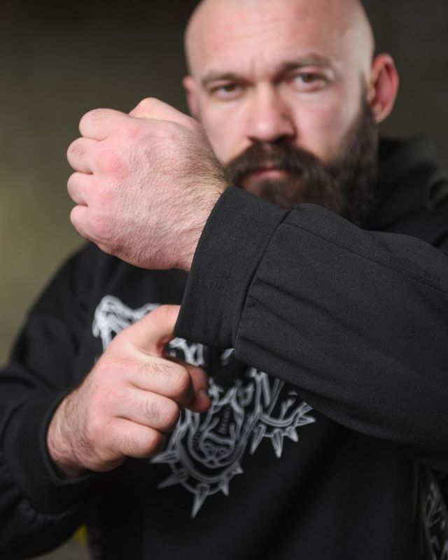 тепла худи ghetto doberman НП4856