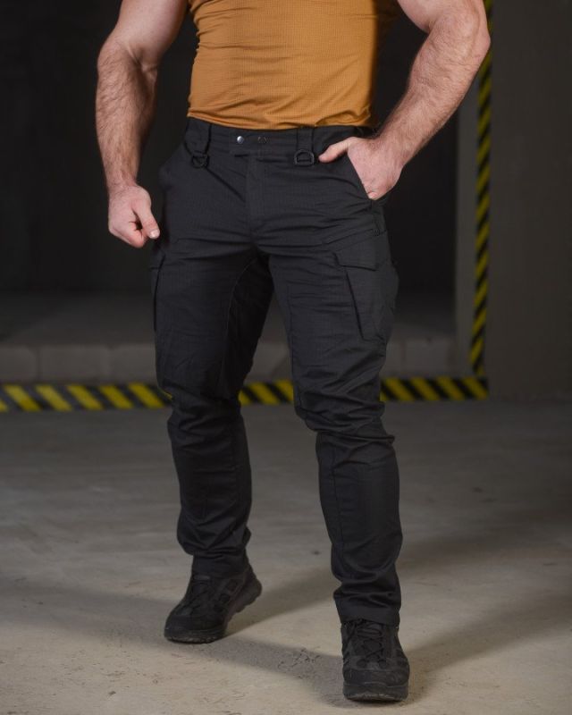 Тактичні штани HUNTER black ВТ4998