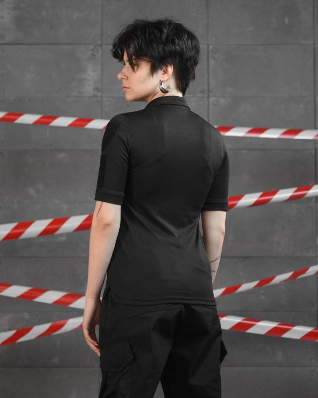 Жіноче поло black НП4951