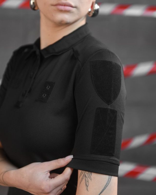 Жіноче поло black НП4951