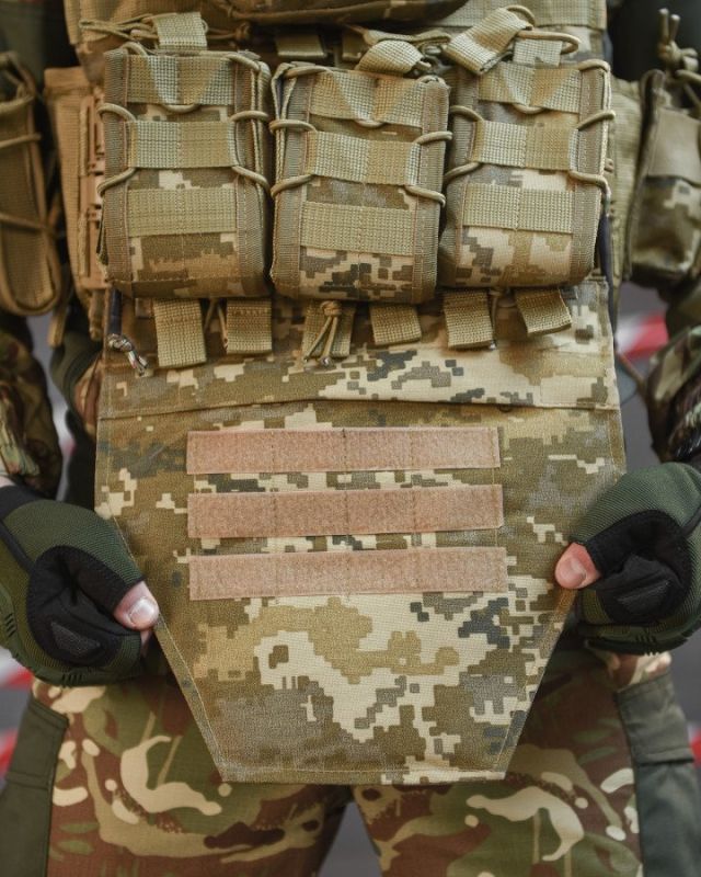 плитоноска 4 швидких скидання Cordura піксель НП5128