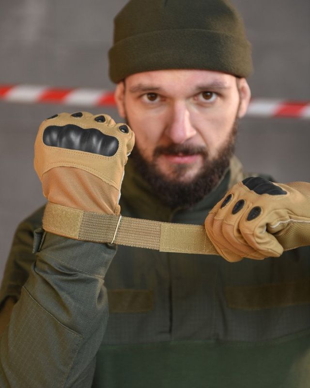 рукавички тактичні кайот TACT