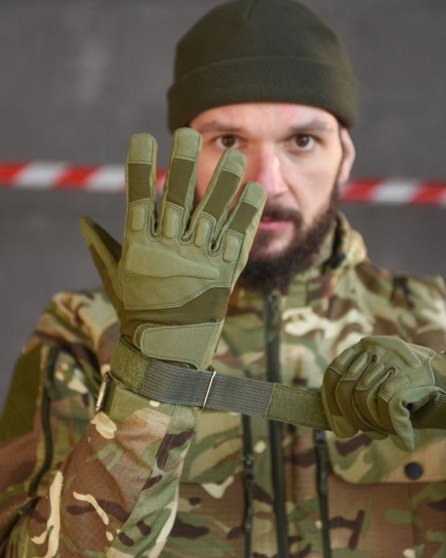 тактичні рукавички standart oliva 4-0!