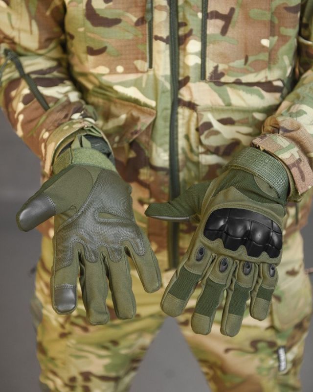 тактичні рукавички stendboy haki