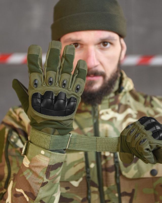 тактичні рукавички stendboy haki