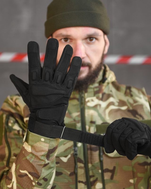 тактичні рукавички standart black 4-0!
