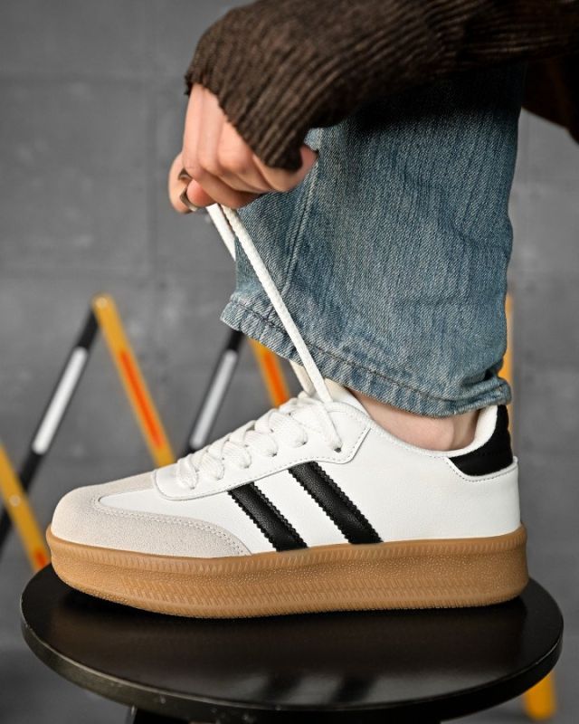 Жіночі кросівки samba white/grey НП4928