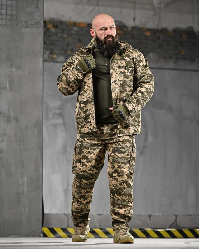 тактичний костюм 3в1 HELISTRONG піксель ДЛ6296