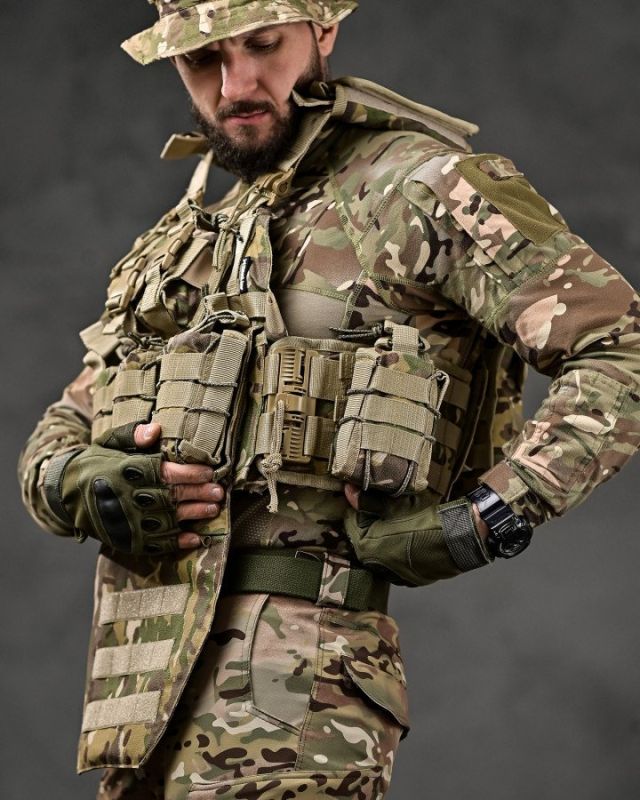 плитоноска 4 швидких скидання Cordura мультикам ВТ7929