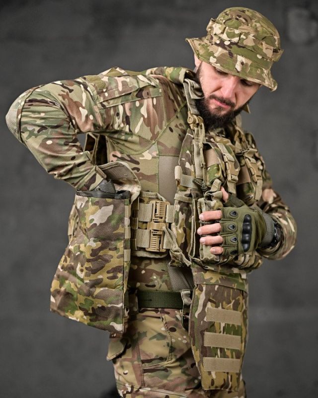 плитоноска 4 швидких скидання Cordura мультикам ВТ7929