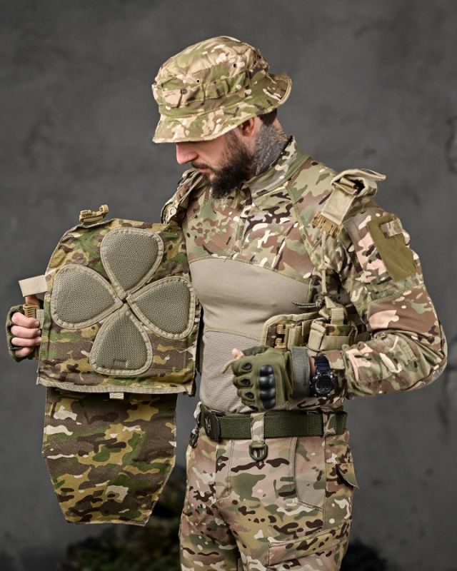 плитоноска 4 швидких скидання Cordura мультикам ВТ7929
