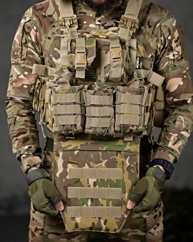 плитоноска 4 швидких скидання Cordura мультикам ВТ7929
