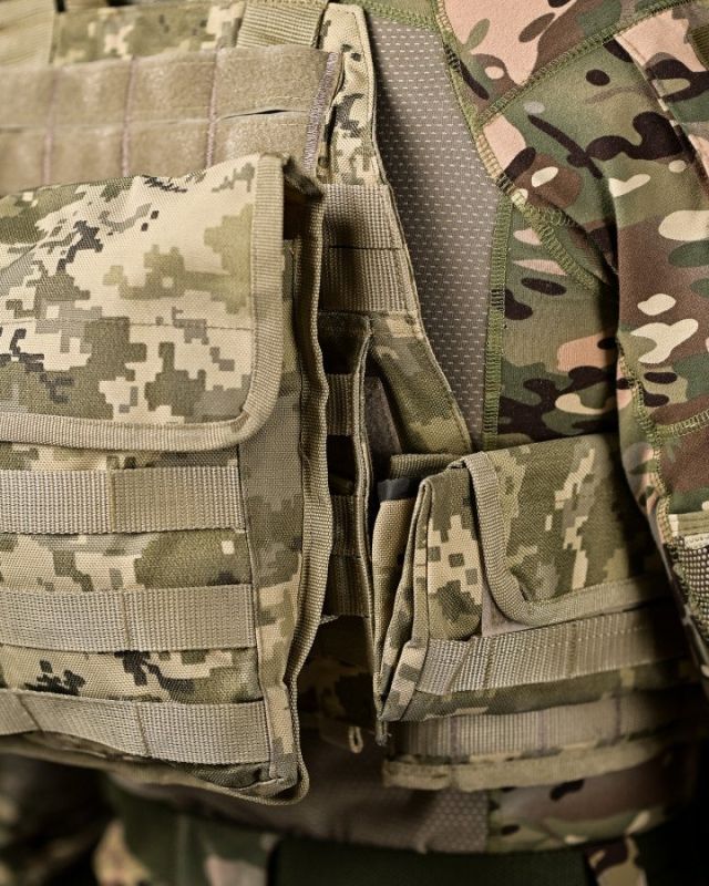 плитоноска 4 швидких скидання Cordura піксель ВТ7930