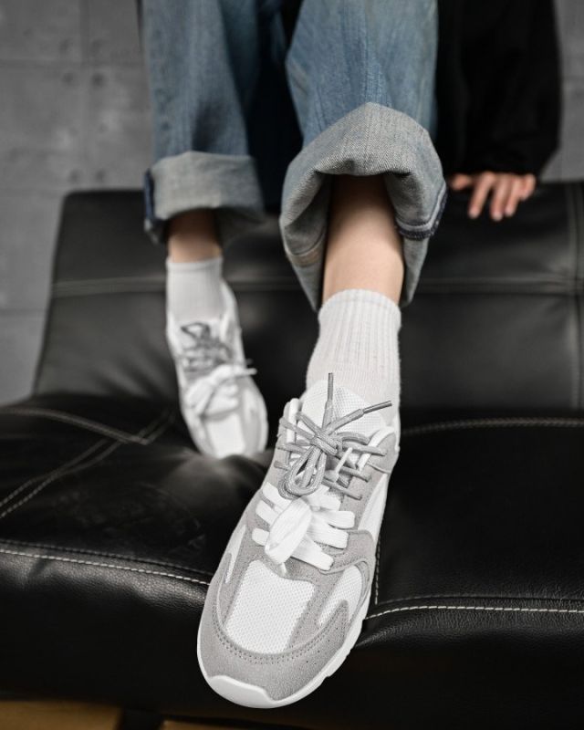 Жіночі кросівки miuu leral white grey ДЛ6411