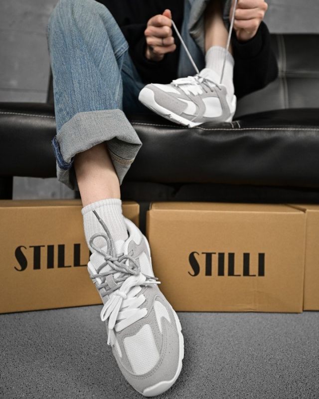Жіночі кросівки miuu leral white grey ДЛ6411